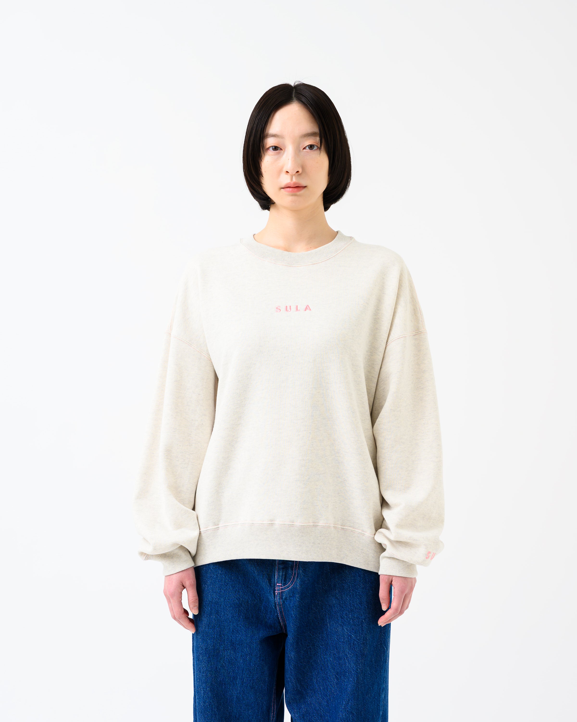 Stitched sweatshirt / Oatmeal