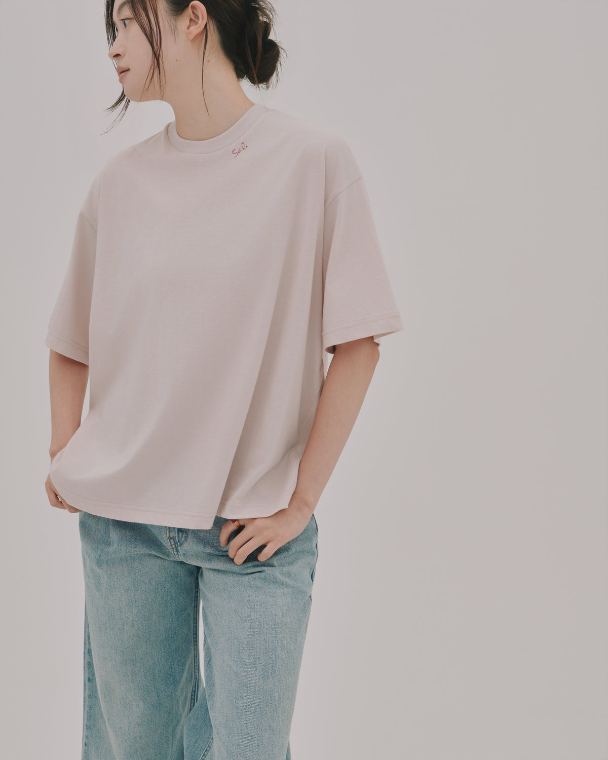 Jersey T-shirt / Smoky Pink