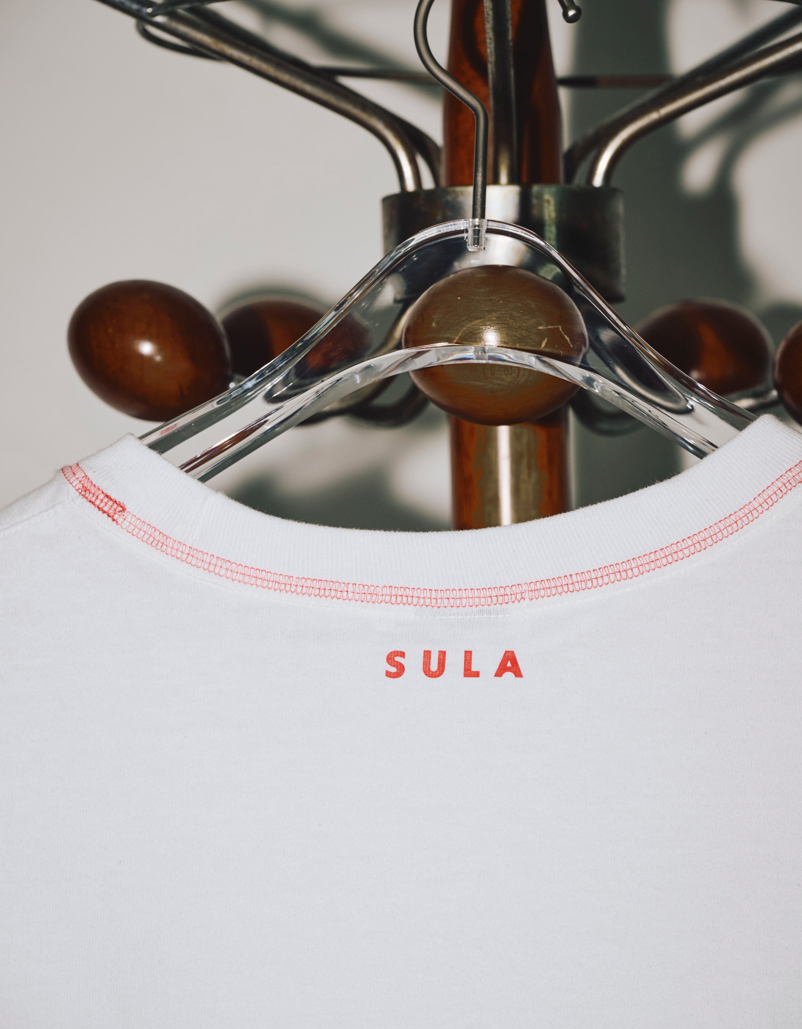 Sula stitched T-shirt / White