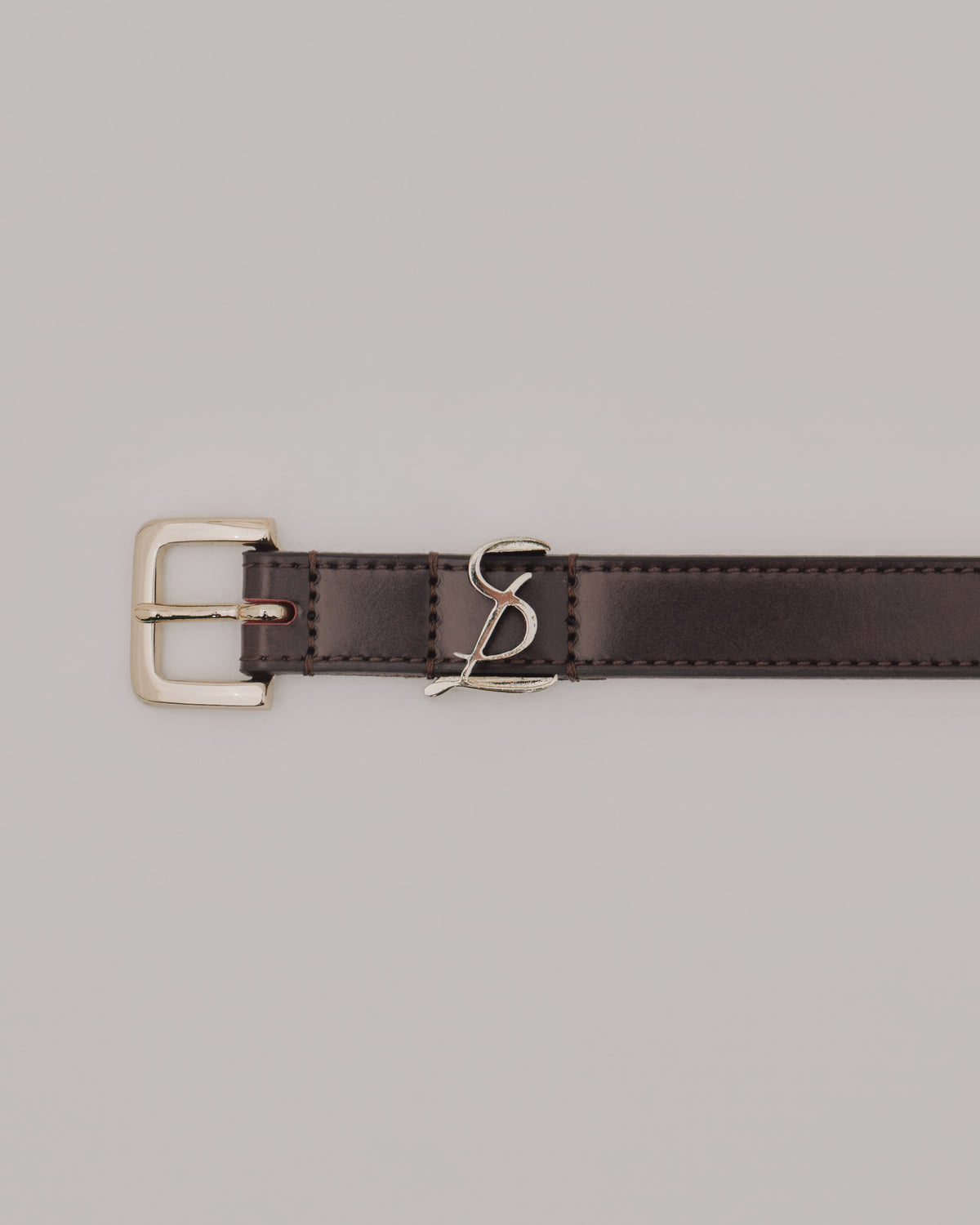 Logo Leather Belt