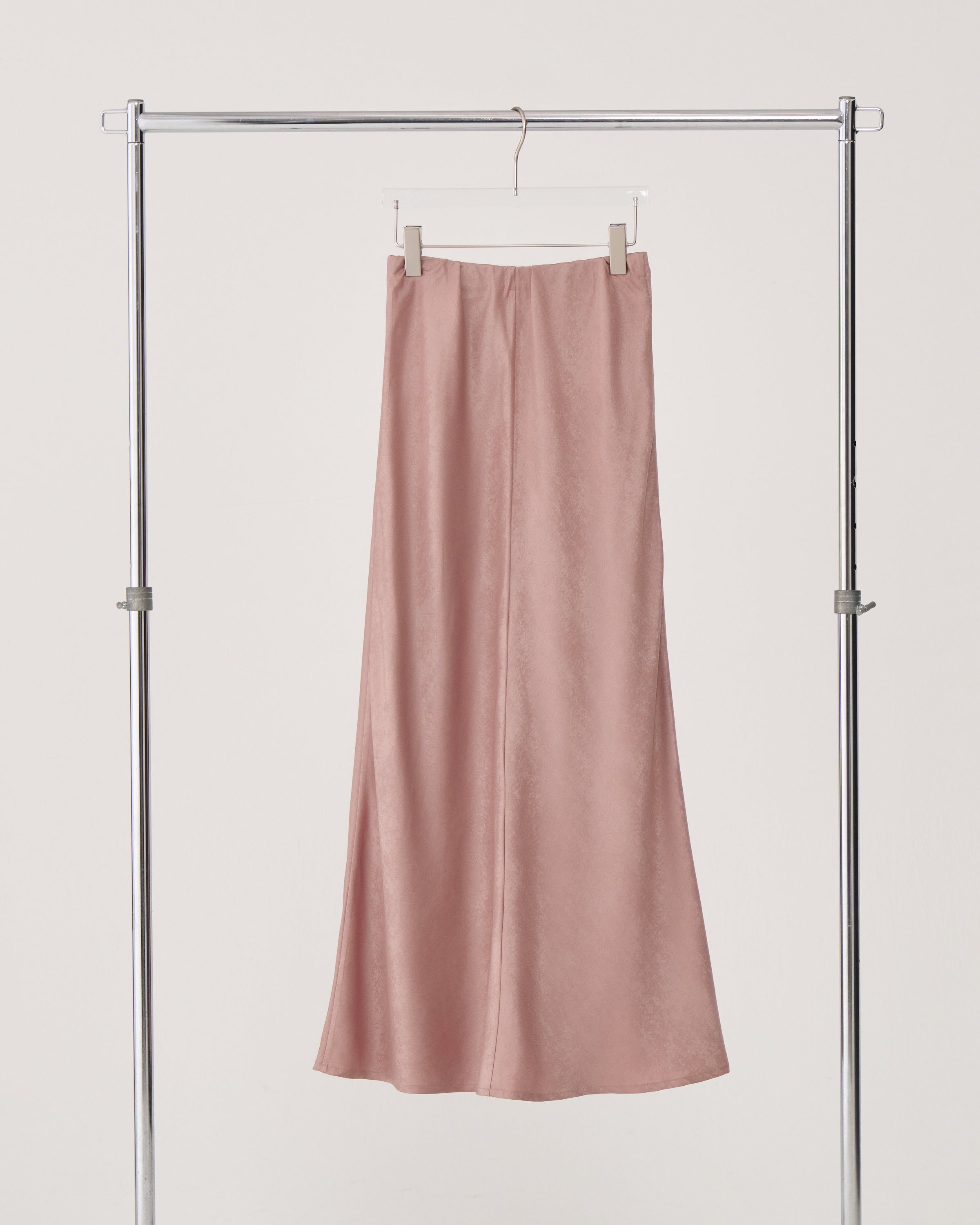 Drapey long skirt / Dusty pink