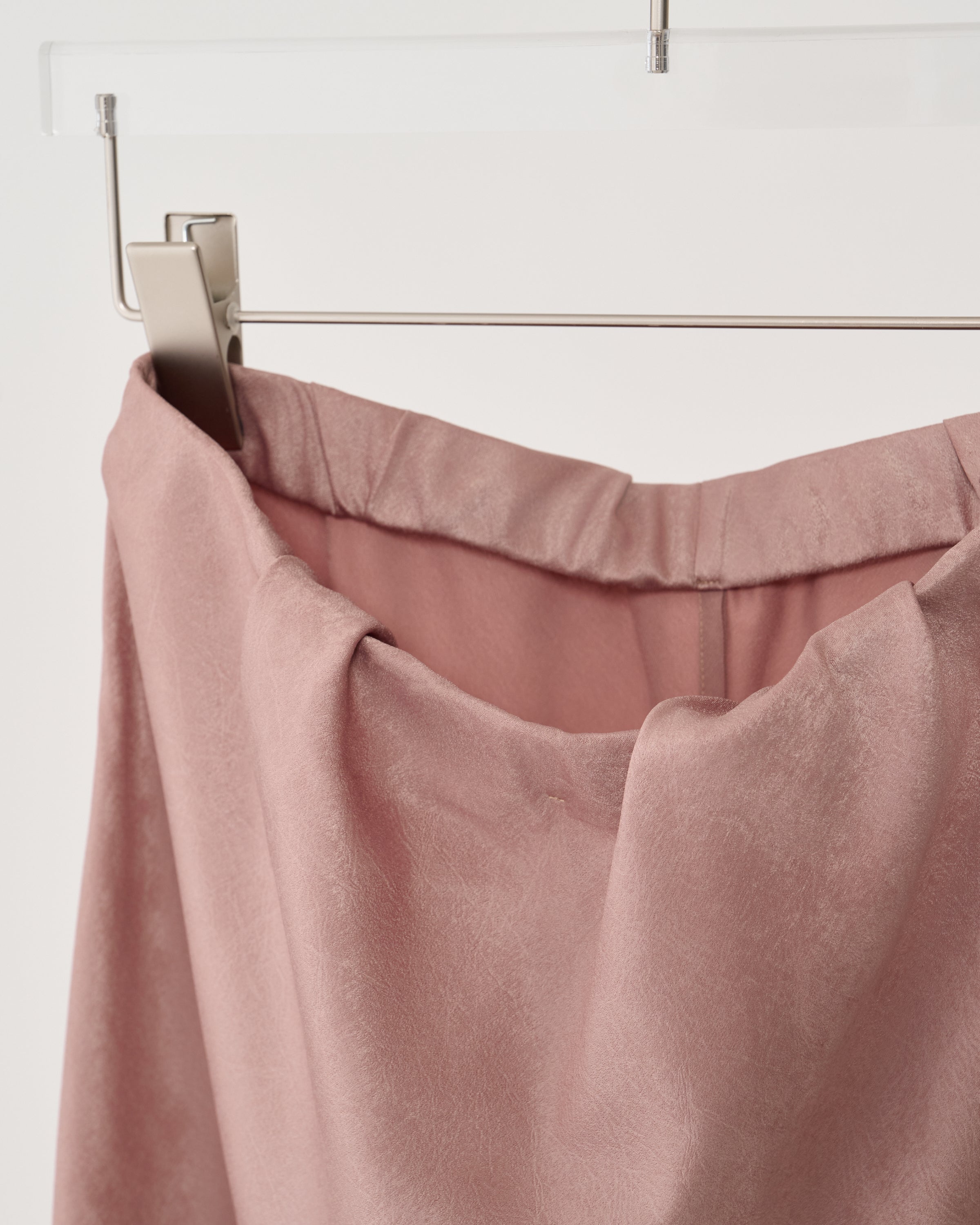 Drapey long skirt / Dusty pink