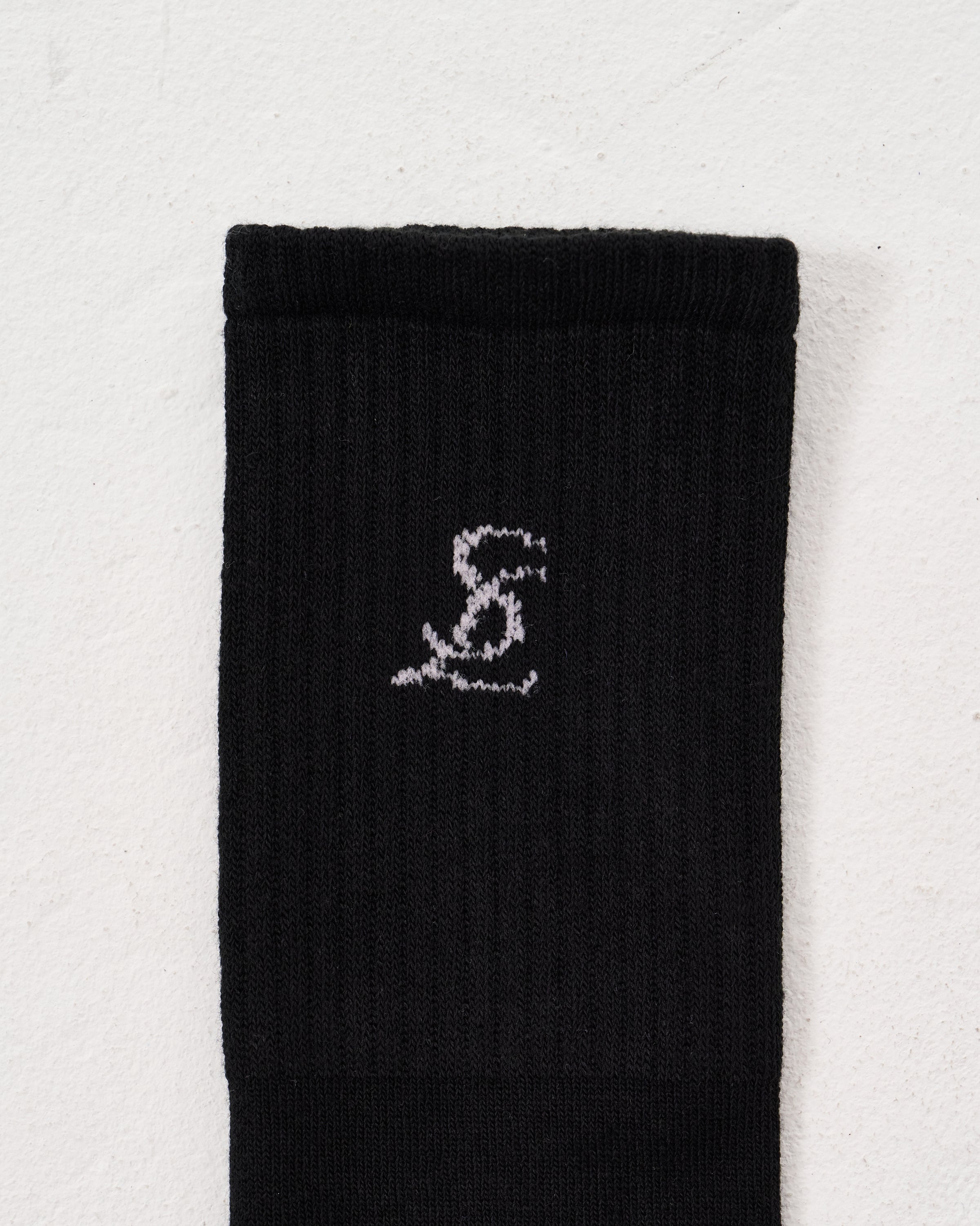 Logo tube socks / Black