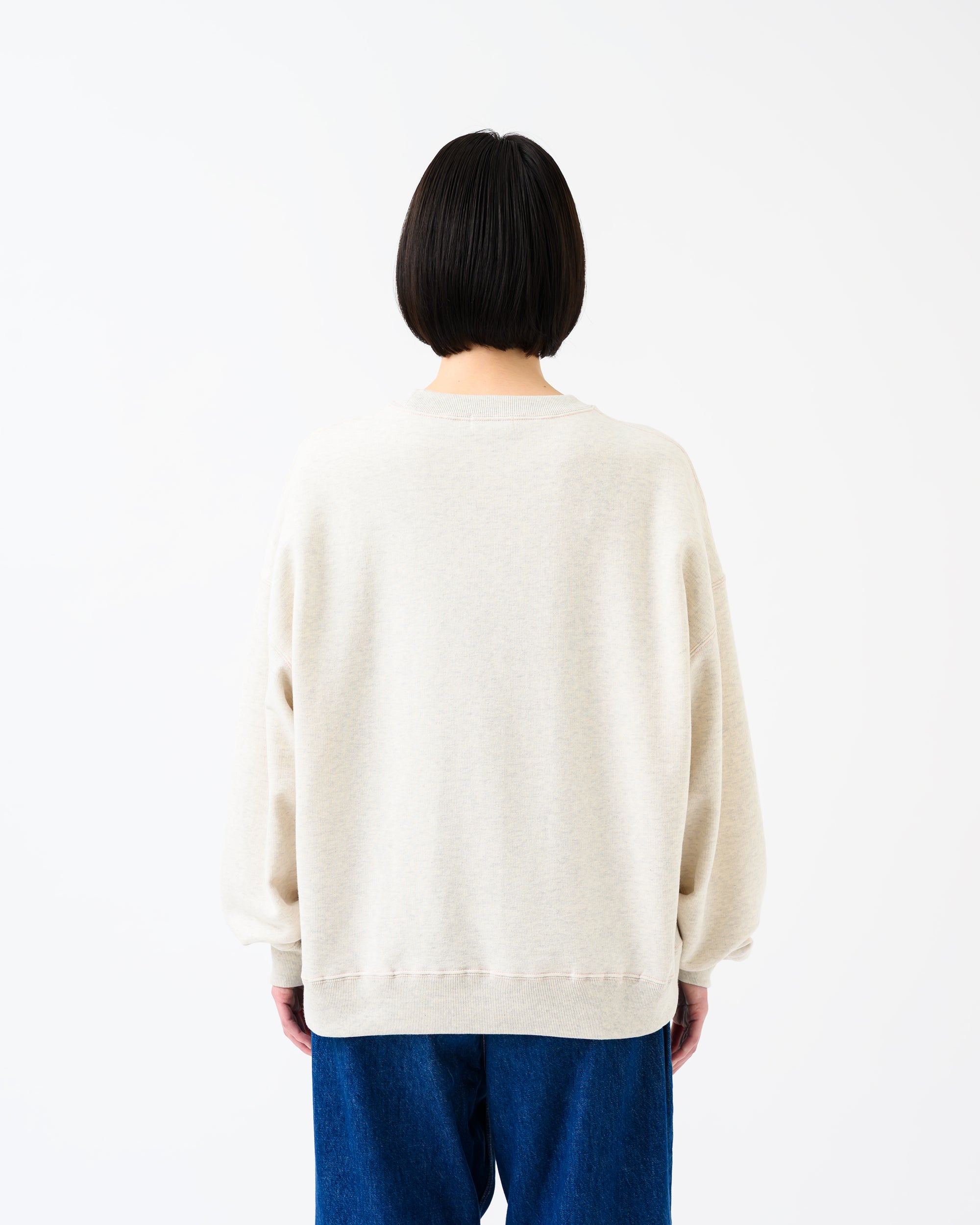 Stitched sweatshirt / Oatmeal