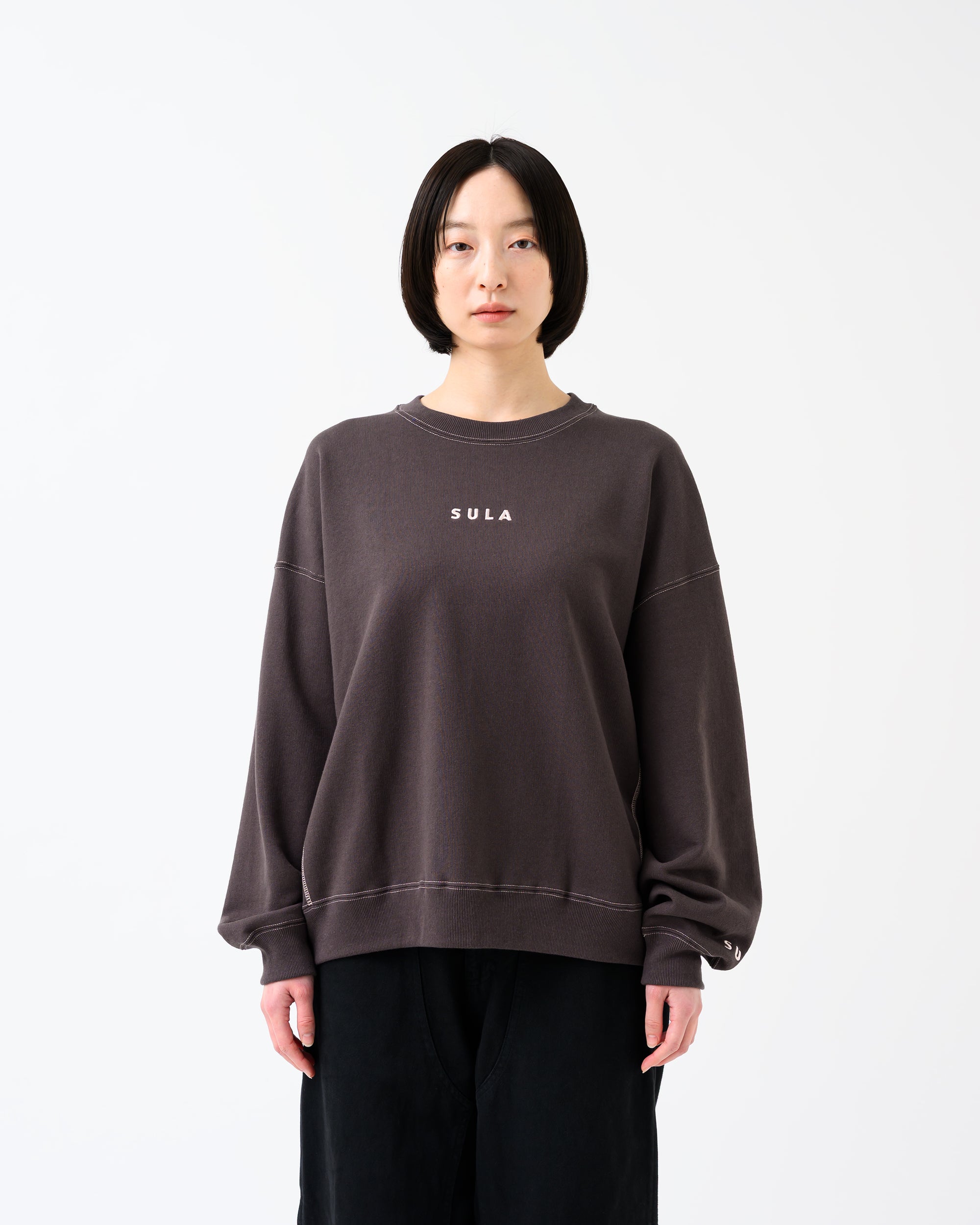 Stitched sweatshirt / Mocha