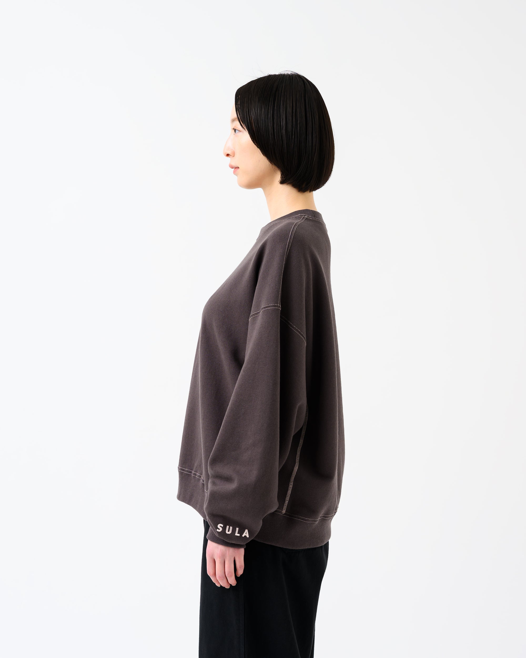 Stitched sweatshirt / Mocha