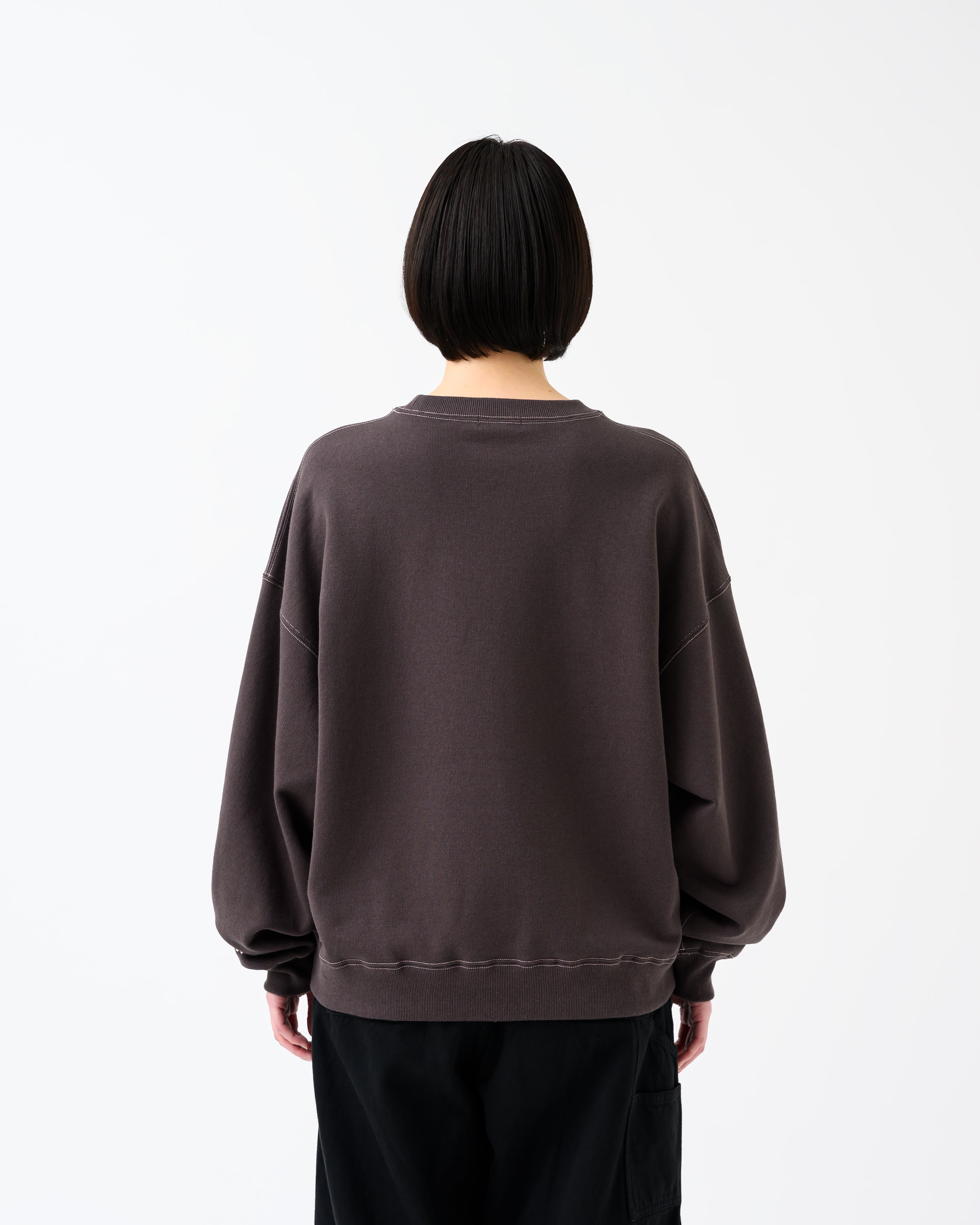 Stitched sweatshirt / Mocha