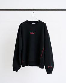 Stitched sweatshirt / Black