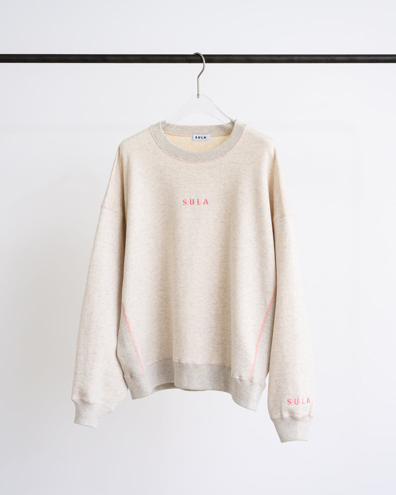 Stitched sweatshirt / Oatmeal
