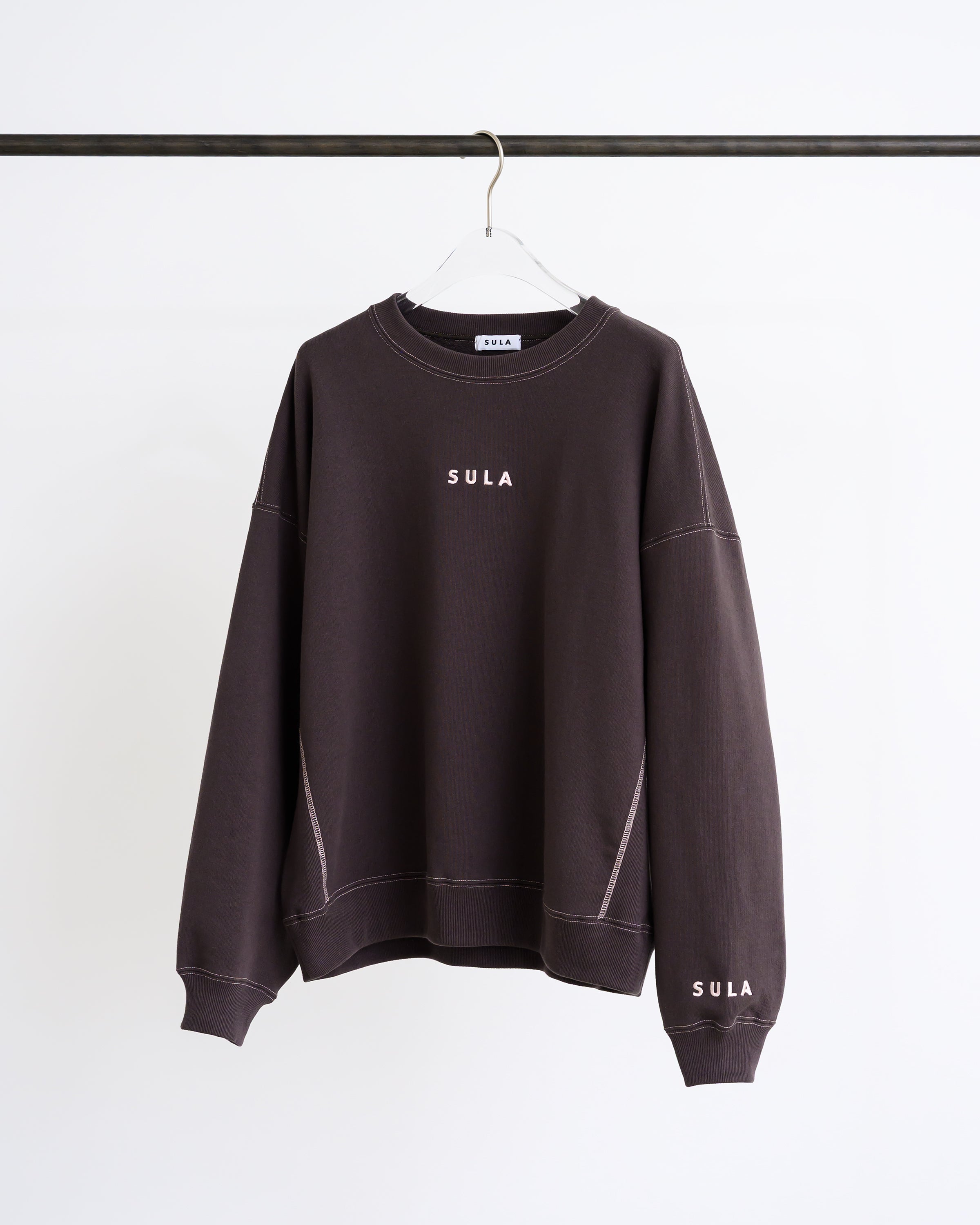Stitched sweatshirt / Mocha
