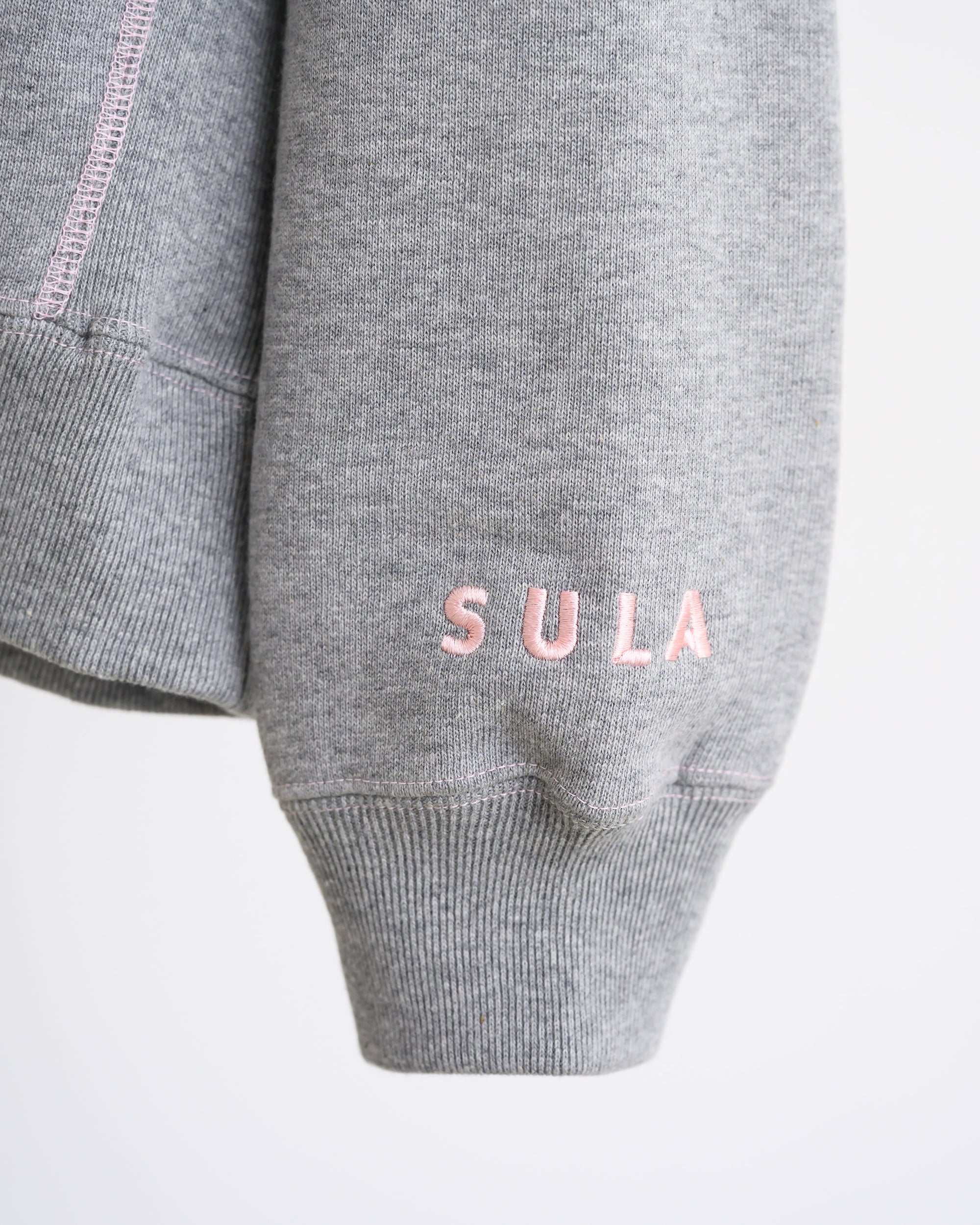 Stitched sweatshirt / Heather Grey