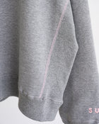 Stitched sweatshirt / Heather Grey