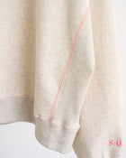 Stitched sweatshirt / Oatmeal
