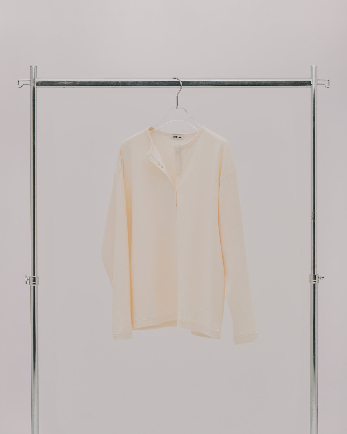 Soft Henley Top / Ecru