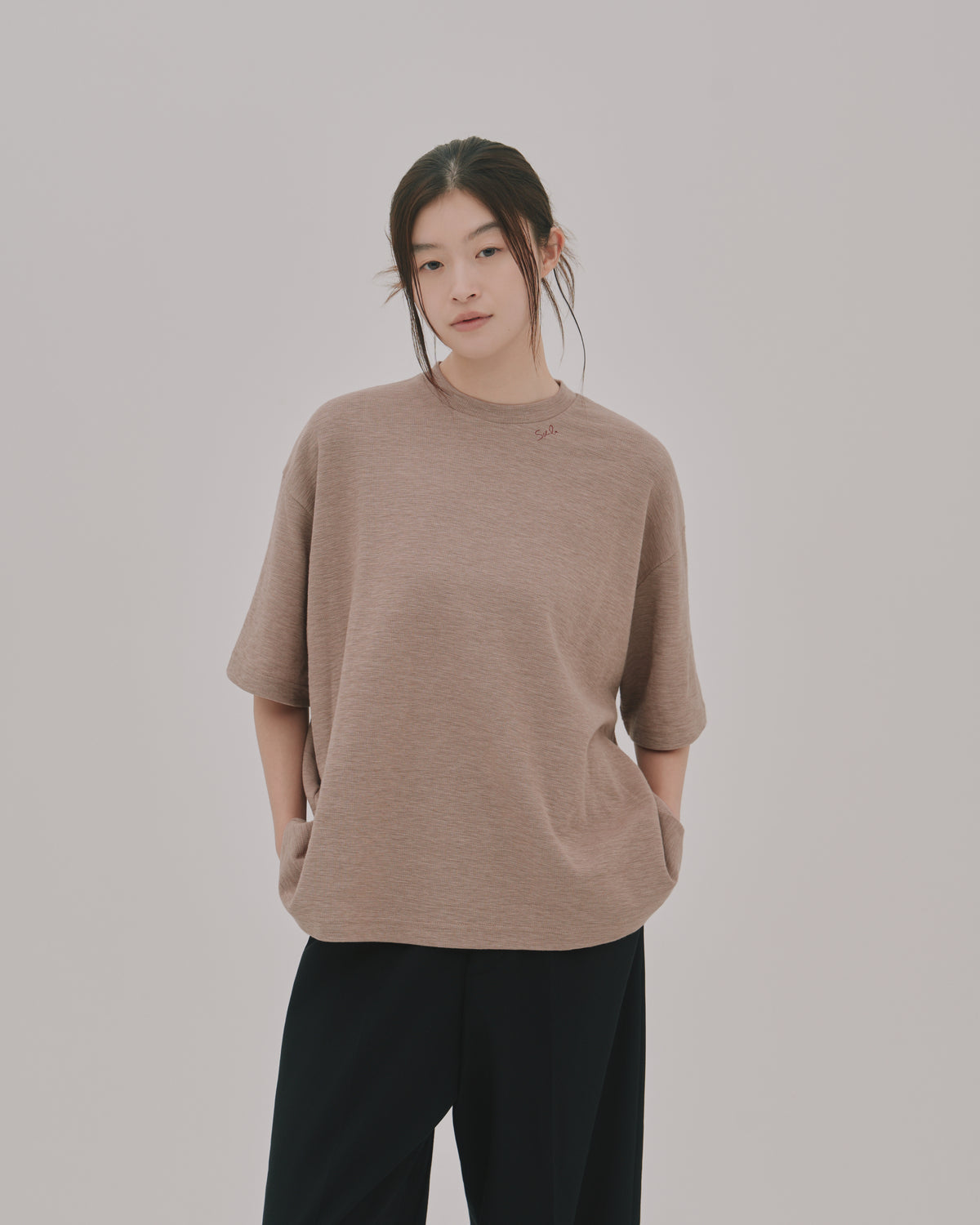 Marble T-shirt / Beige