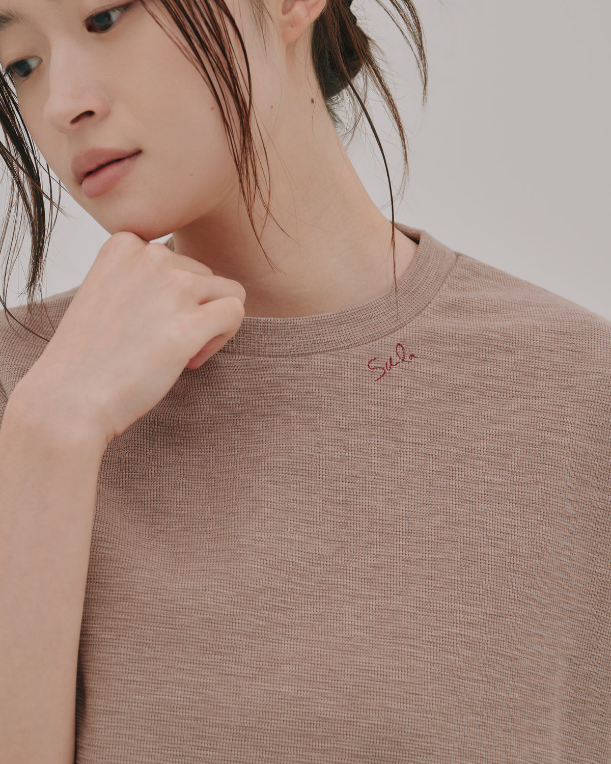 Marble T-shirt / Beige
