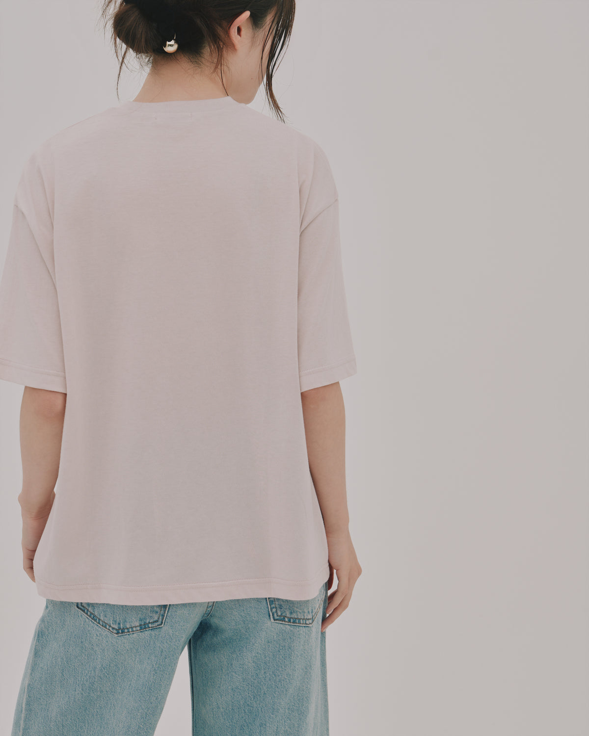 Jersey T-shirt / Smoky Pink