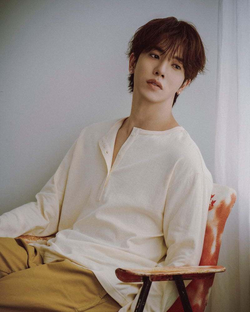 Soft Henley Top / Ecru