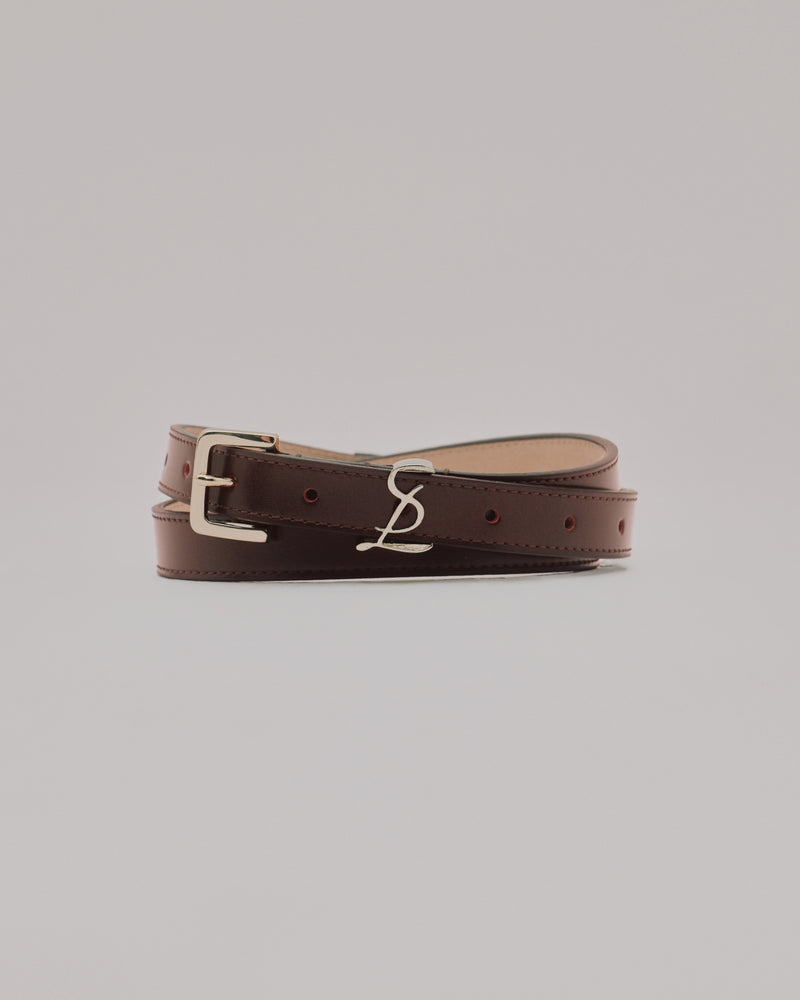 Logo Leather Belt