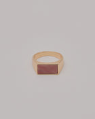 Gold Pink Stone Ring
