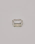 Silver Pink Stone Ring