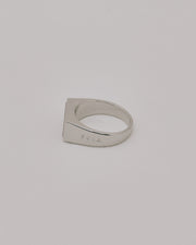 Silver Pink Stone Ring