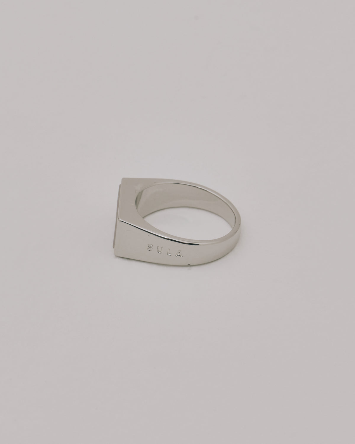 Silver Pink Stone Ring
