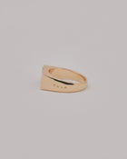 Gold Pink Stone Ring
