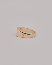 Gold Pink Stone Ring
