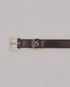 Logo Leather Belt