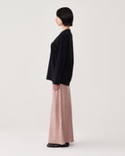 Drapey long skirt / Dusty pink