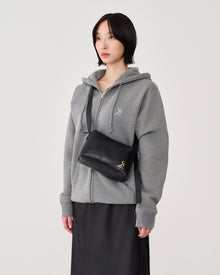Curve leather bag