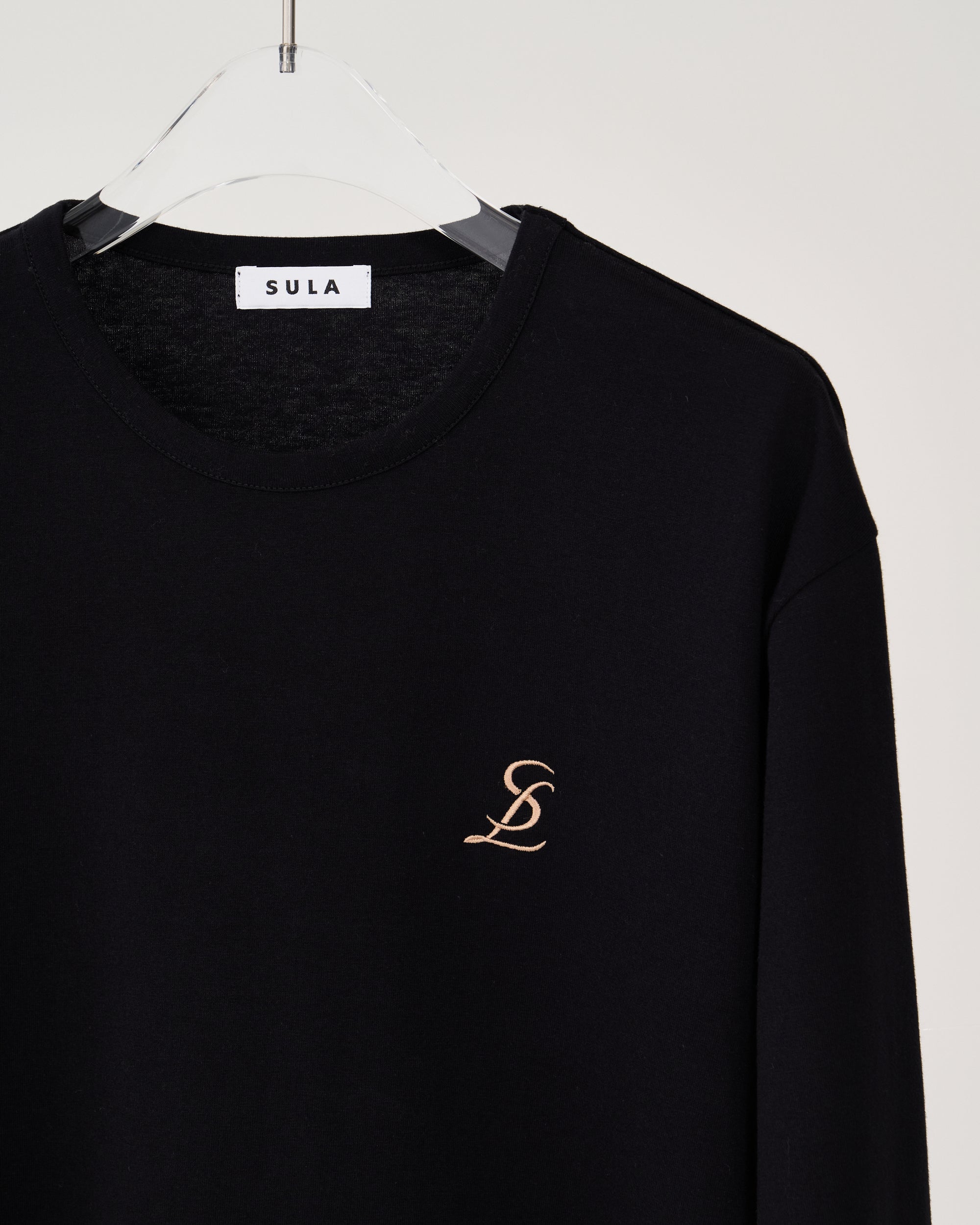 Long sleeve logo T-shirt / Black