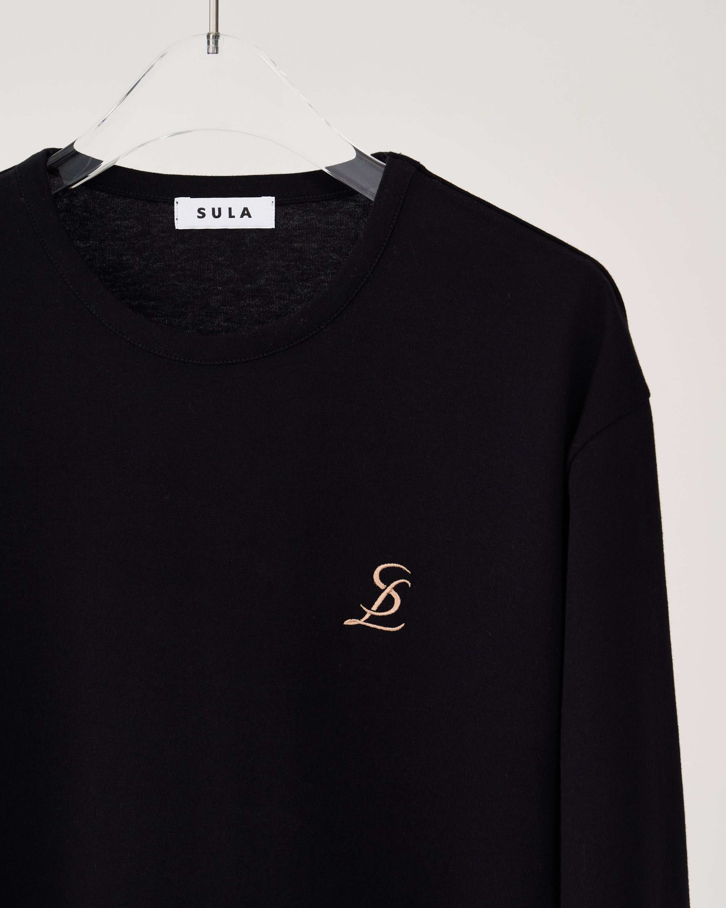 Long sleeve logo T-shirt / Black