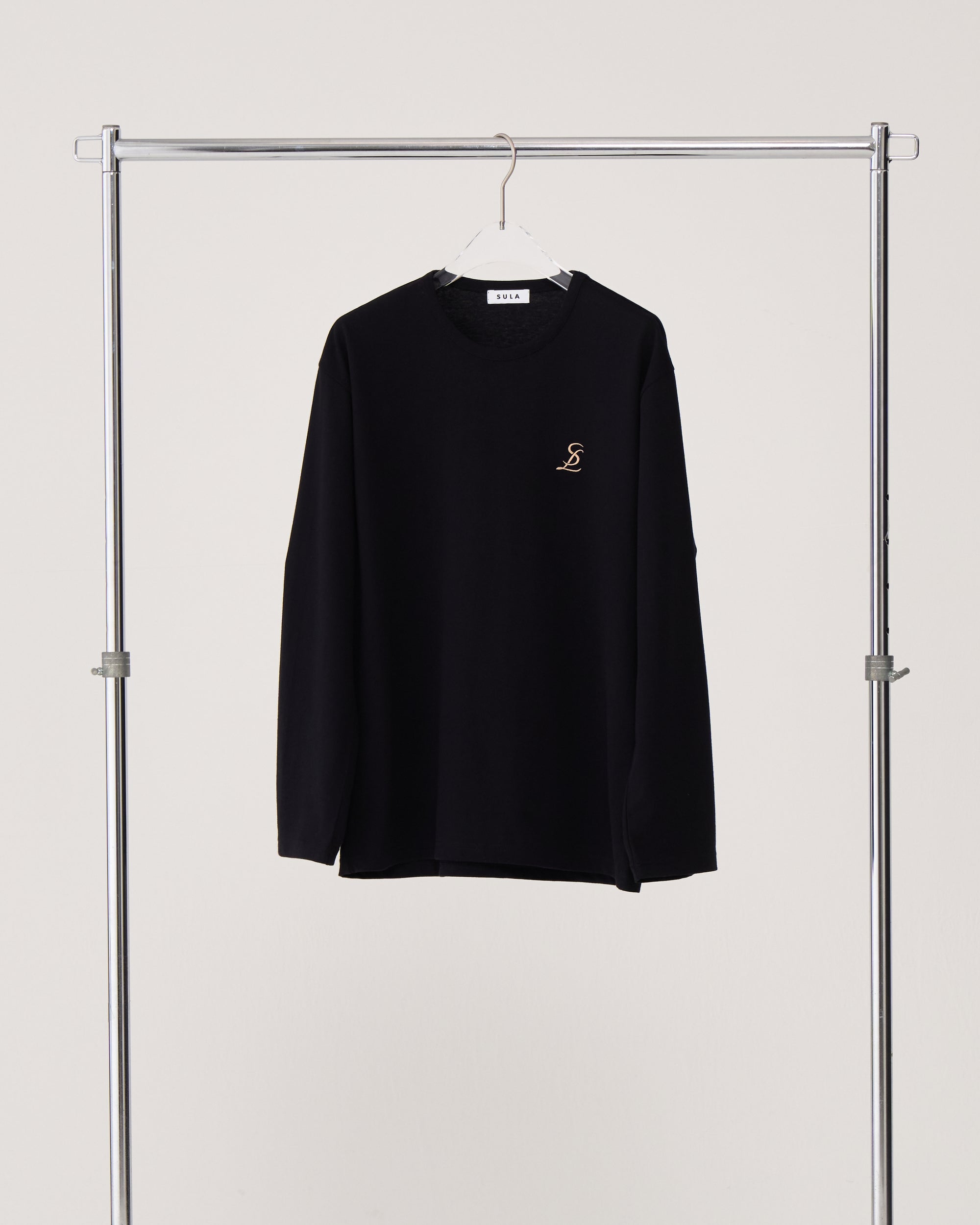 Long sleeve logo T-shirt / Black