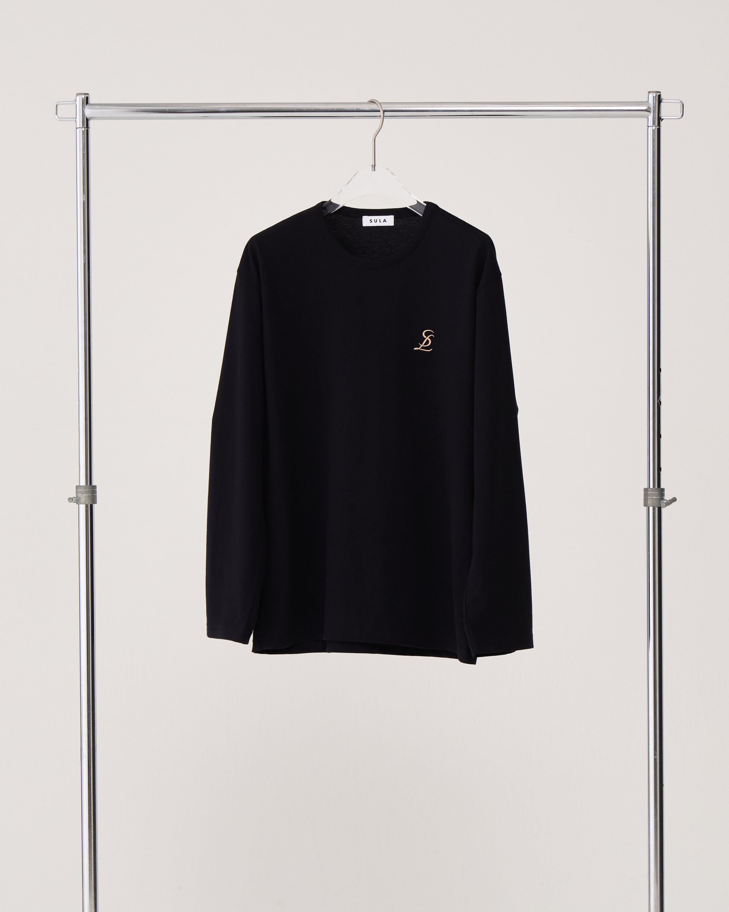 Long sleeve logo T-shirt / Black