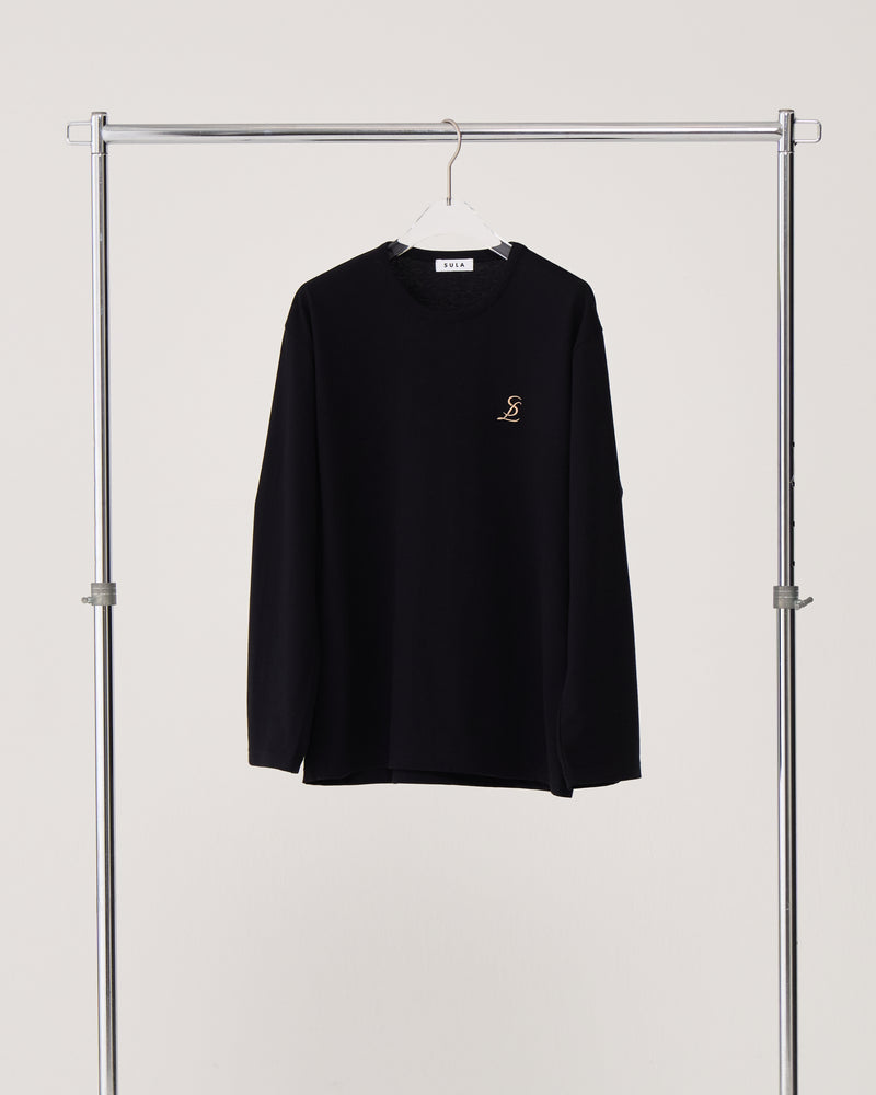 Long sleeve logo T-shirt / Black