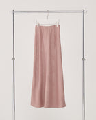 Drapey long skirt / Dusty pink