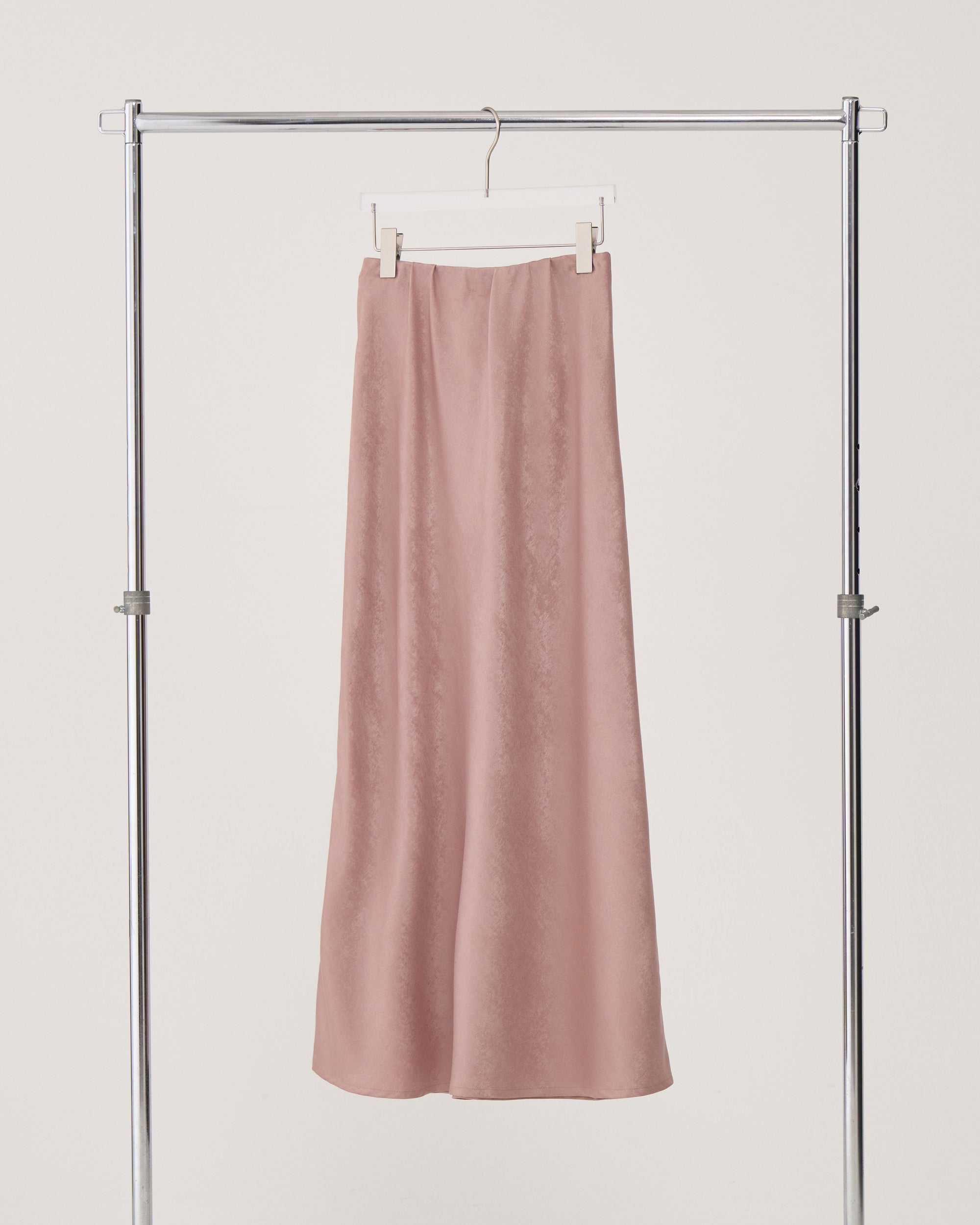 Drapey long skirt / Dusty pink