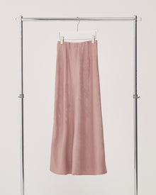 Drapey long skirt / Dusty pink