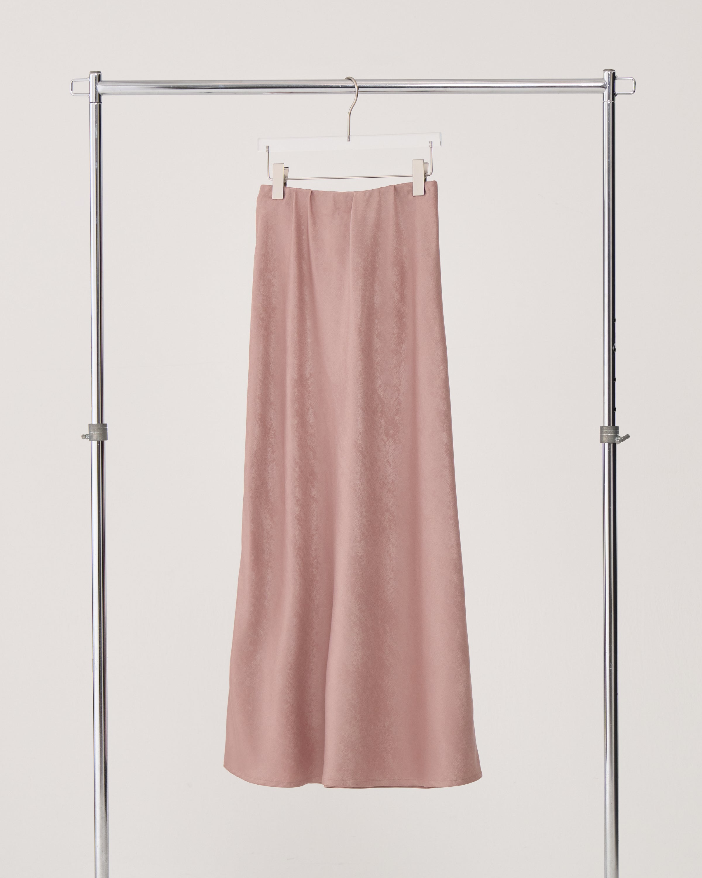 Drapey long skirt / Dusty pink