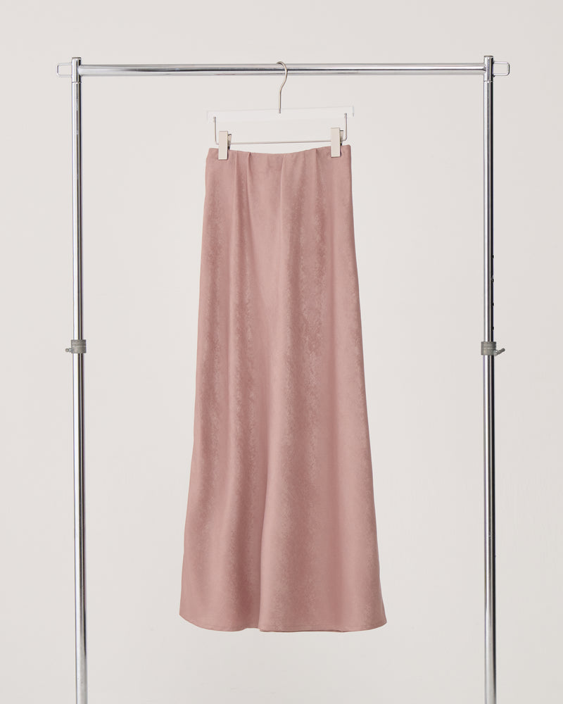 Drapey long skirt / Dusty pink