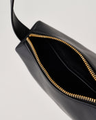 Curve leather bag