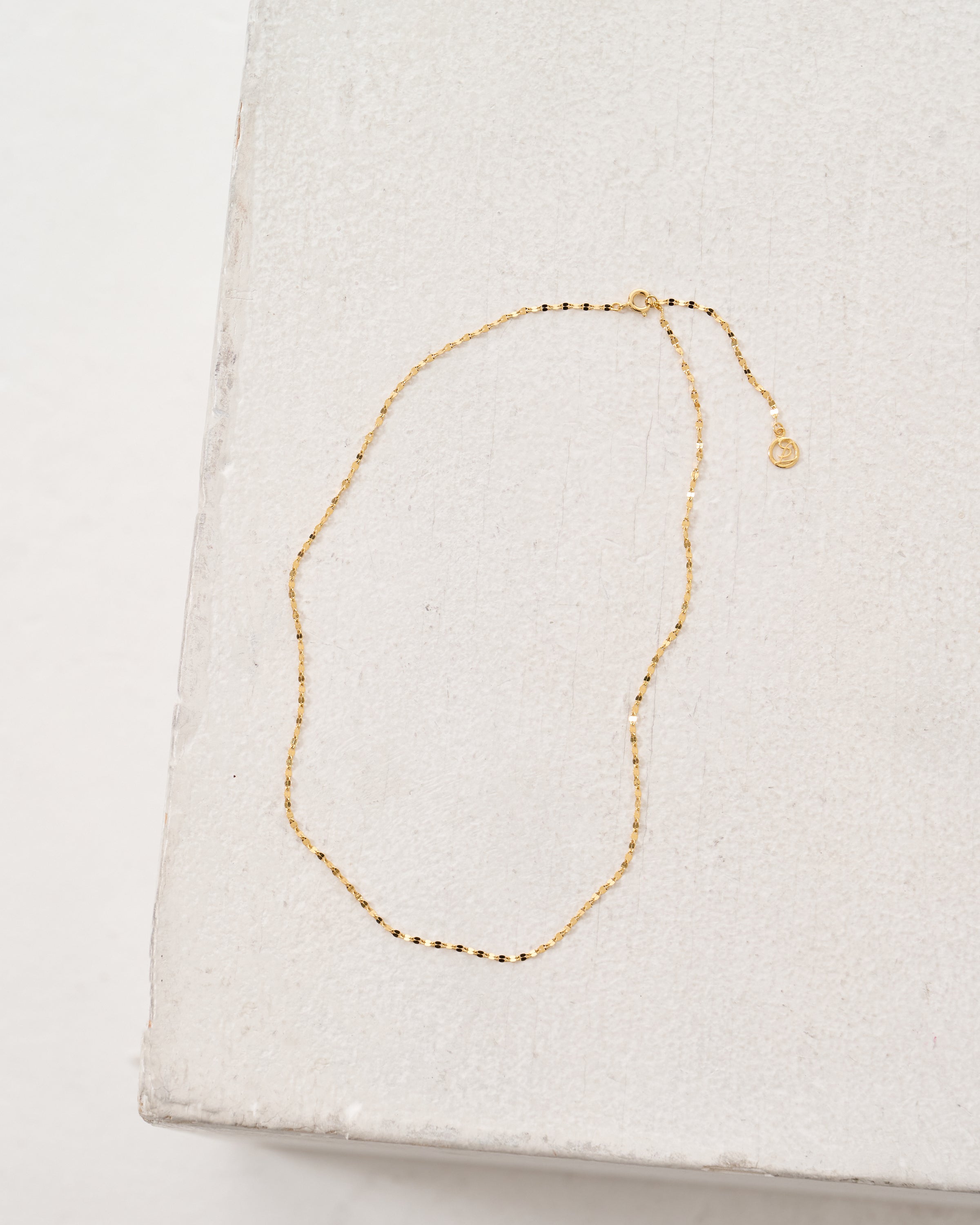 Chain necklace [SV925+Gold]