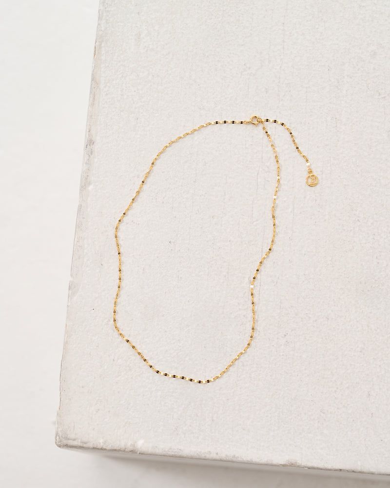 Chain necklace [SV925+Gold]