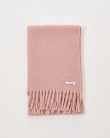 Fringe scarf / Pink