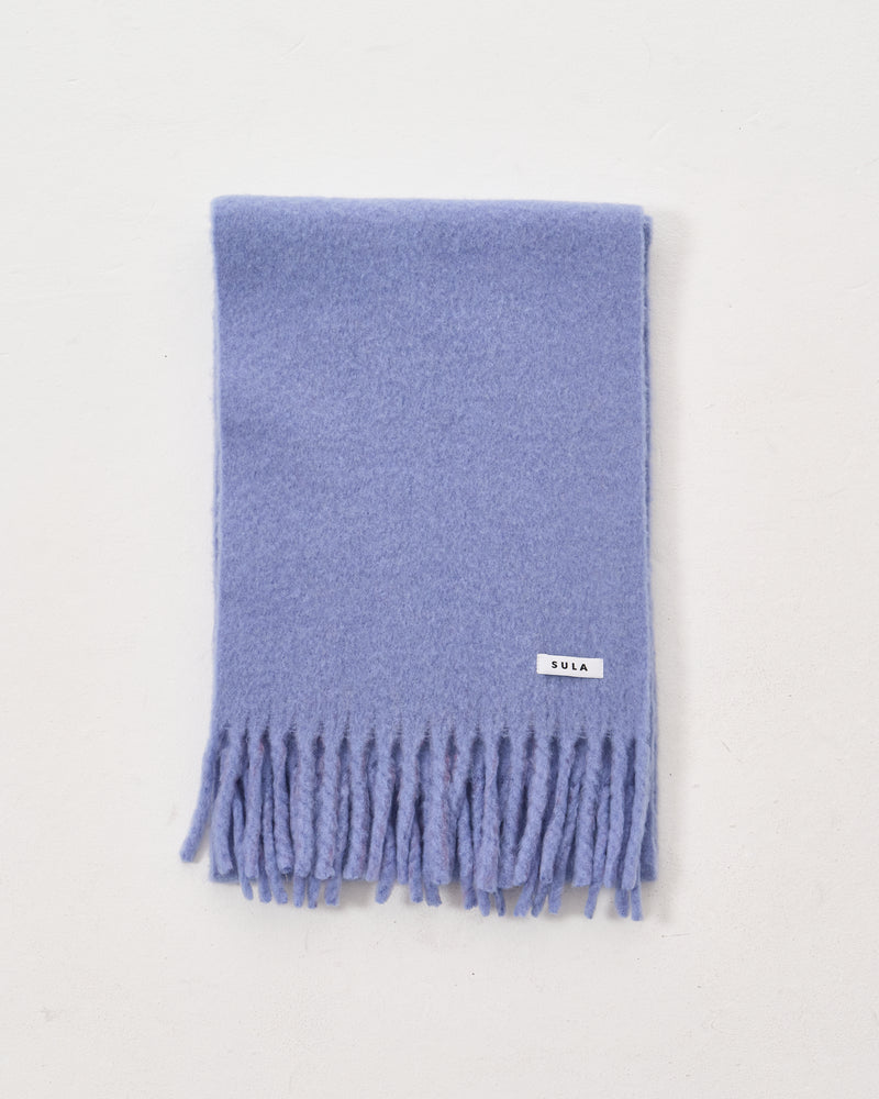 Fringe scarf / Blue
