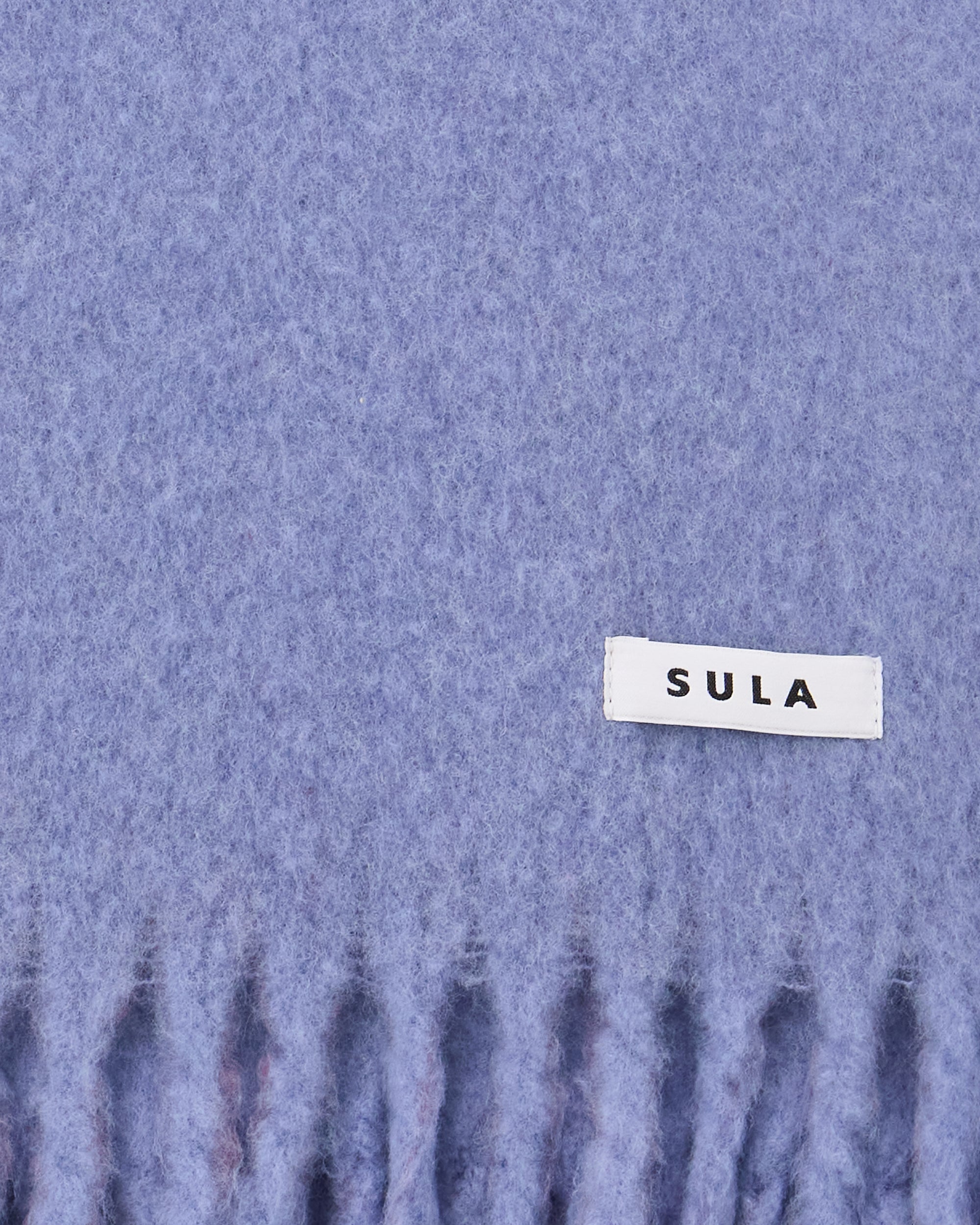 Fringe scarf / Blue