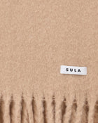 Fringe scarf / Beige