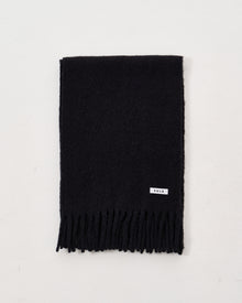 Fringe scarf / Black